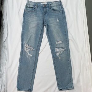 Skinny boyfriend jeans, size 25